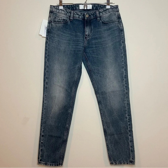 NWT IRO Jeans Garçon Stone Blue Straight Leg Jeans - Picture 1 of 11